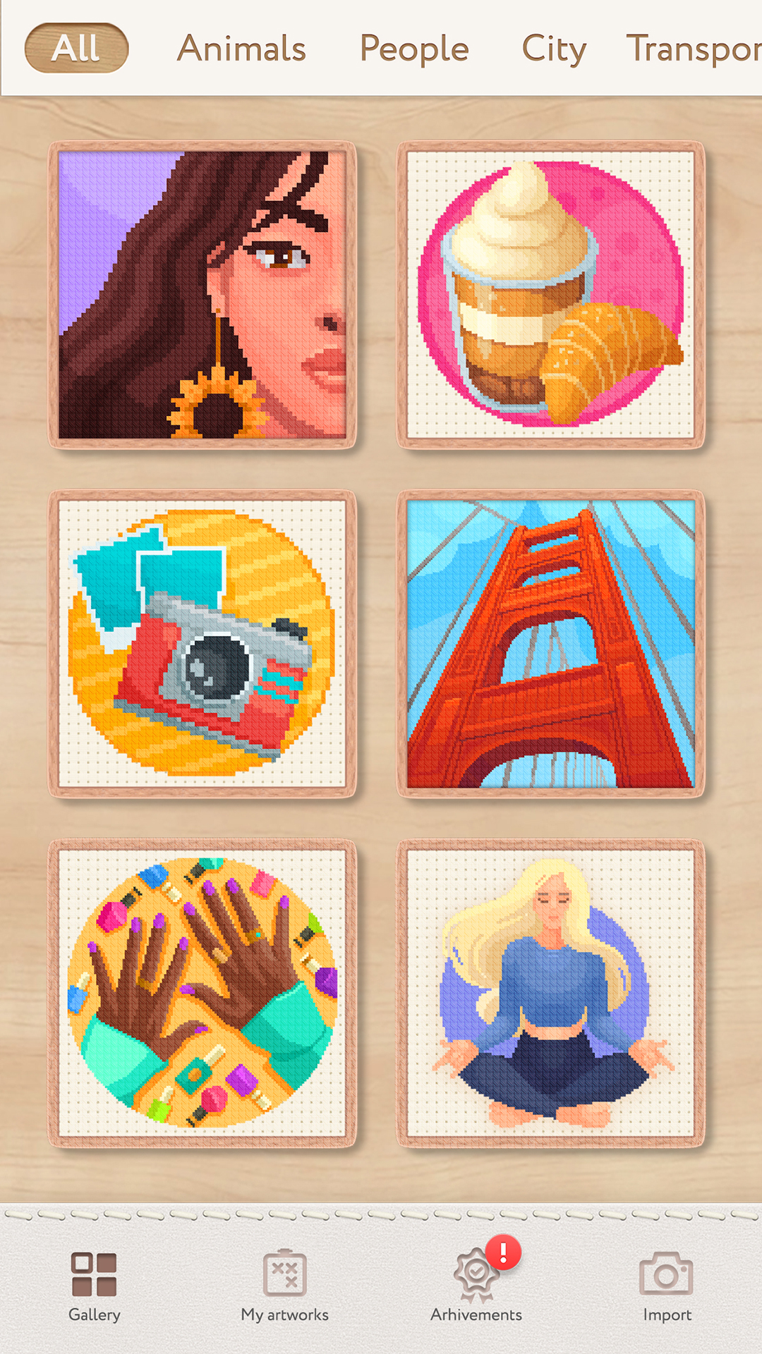 Magic Cross Stitch: Free Pixel Art Game & Color by Number for
